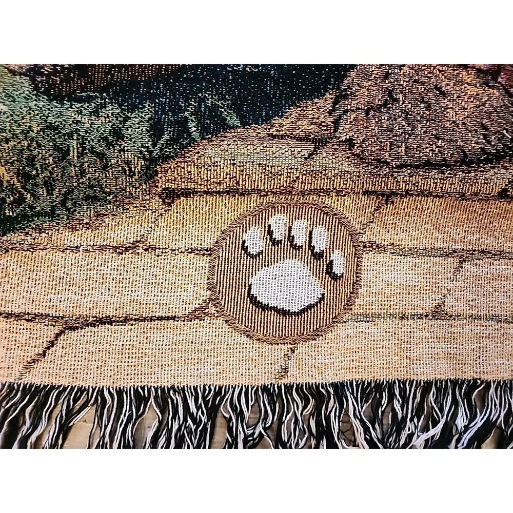 Boyds Bears Wizard of Oz Throw Blanket 50x70 Afghan Tapestry Frills Wonderful